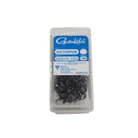 Gamakatsu Octopus Black Fishing Hook 100x Bulk Pack - Choose Size