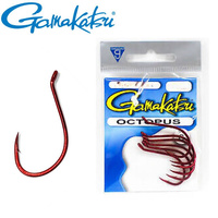 Gamakatsu Octopus Red Fishing Hook Pre Pack - Choose Size