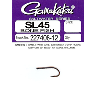 Gamakatsu SL45 Bonefish Fly Fishing Hook - Choose Size