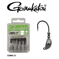 Gamakatsu Cobra 27 Wide Head Heavy Duty Fishing Jig Head - Choose Weight & Hook Size
