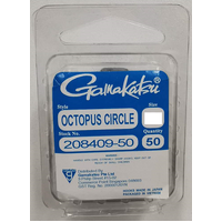 Gamakatsu Octopus Circle Fishing Hook 50x Bulk Pack - Choose Size