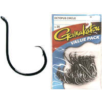 Gamakatsu Octopus Circle Fishing Hook Value Pack (25 Hooks) - Choose Size