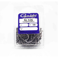 Gamakatsu SL12S Big Game Tin Plated Fishing Hook Bulk 100 Pack - Choose Size