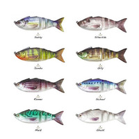 Lunkerhunt Gambit Pre-Rigged Swimbait 5.8oz 4.5" Soft Plastic Fishing Lure - Choose Colour