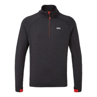 Gill Men's OS Thermal Zip Neck Hoodie Graphite - Choose Size