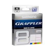 Shimano 2021 Grappler 8 PE 300m Multi Colour Braid Fsihing Line - Choose Lb