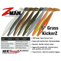 Zman 5" Inch Grass KickerZ 4pk Soft Plastic Fishing Lures Zman Z Man Kickers