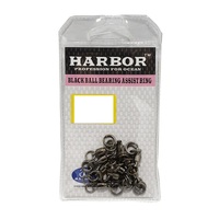 Harbor Black Ball Bearing Jigging Assist Fishing Swivel - Choose Size