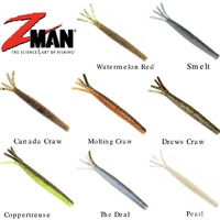 Zman Hula Stickz 4" Inch Soft Plastic Fishing Lure pk6 Lures Zman Z man