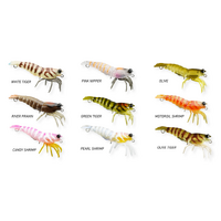 Pro Lure Hybrid Shrimp 92mm Rigged Soft Plastic Fishing Lure - Choose Colour