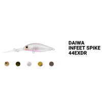Daiwa 2021 Infeet Spike 44 EXDR Deep Runner Hard Body Fishing Lure - Choose Colour