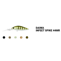 Daiwa 2021 Infeet Spike 44 MR Hard Body Fishing Lure - Choose Colour