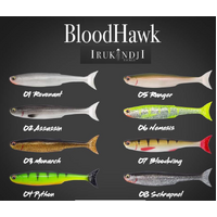 Irukandji Bloodhawk 175mm Soft Pastic Fishing Lure - Choose Colour