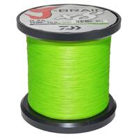 Daiwa J Braid 1500m Chartreuse Braid Fishing Line - Choose Lb