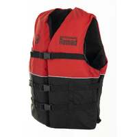 Watersnake Nomad Red L50 Adult PFD Life Jacket - Choose Size