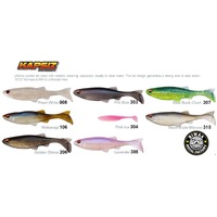 Biwaa Kapsiz Kast 9" Soft Plastic Swimbait Fishing Lure - Choose Colour
