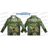 Profishent Kids Sublimated Long Sleeved Cod Lizard Fishing Shirt - Choose Size