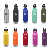 Klean Kanteen 592ml 20oz Classic Insulated Stainless Steel Drink Bottle - Choose Colour
