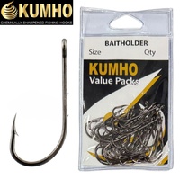 Kumho Baitholder Fishing Hook Bulk Value Pack - Choose Size