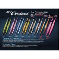 Ocean's Legacy Long Contact 50g Rigged Metal Fishing Jig - Choose Colour