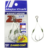 Majorcraft JigPara Zoc Dual Assist Fishing Hook - Choose Size & Assist Length