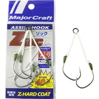 Majorcraft JigPara Zoc Tandem Dual Assist Fishing Hook - Choose Size & Assist Length