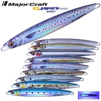 Majorcraft JigPara Vertical Short 80g Metal Fishing Jig - Choose Colour