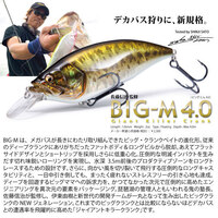 Megabass Big-M 4.0 Giant Crank 126mm Floating FIshing Lure BigM - Choose Colour