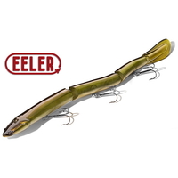 Megabass Eeler 9.4" 125mm 1oz Multi Jointed Silent Swimbait Fishing Lure - Choose Colour