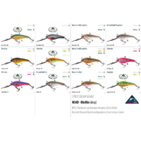 Predatek Min Min 50mm Deep Hard Body Fishing lure - Choose Colour