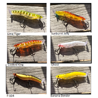 MMD Splash Prawn 80mm Topwater Fishing Lure - Choose Colour