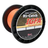 Momoi 1000m Hi-Catch IGFA Fluoro Orange Monofilament Fishing Line - Choose Lb