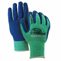 Fish Monkey Gripper Neon Green Fishing Fillet Cut Resistant Gloves - Choose Size