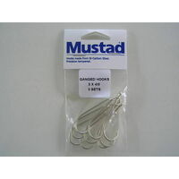 Mustad Pre-Rigged Ganged Fishing Hook 3 Sets - Choose Size