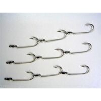 Mustad Pre-Rigged Deluxe Ganged Fishing Hooks - Choose Size
