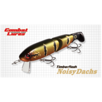 Ever Green Timber Flash Noisy Dachs Cod Floating Fishing Lure - Choose Colour