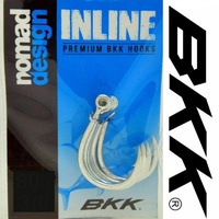 Nomad Design BKK Inline Eye Single Fishing Hooks - Choose Size