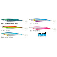 Nomad Design Ridgeback 60g Long Cast Metal Fishing Jig - Choose Colour