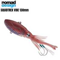 Nomad Design 2023 Squidtrex 130mm Soft Vibe Plastic Fishing Lure - Choose Colour