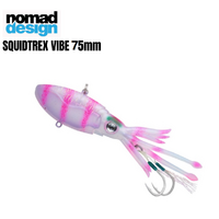 Nomad Design 2023 Squidtrex 75mm Soft Vibe Plastic Fishing Lure - Choose Colour