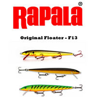 Rapala Original Floater 13cm Hard Body Fishing Lure - Choose Colour
