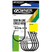 Owner 5179 SSW In Line Circle Fishing Hook - Choose Size