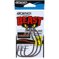 Owner Beast 5130 Un-Weighted Swimbait Fishing Hook - Choose Size