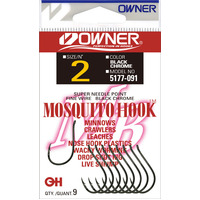 Owner 5177 Mosquito Fishing Hook Pocket Pack - Choose Size