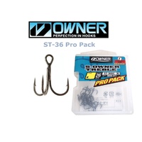 Owner ST36-BC Treble Fishing Hook Pro Bulk Pack - Choose Size