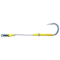Pakula Light Gauge Single Hook Swivel Game Fishing Rig - Choose Size