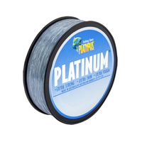 Platypus 300m Grey Platinum Monofilament Fishing Line - Choose Lb Tested