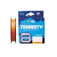 Power Pro Tenacity x8 150m Orange Tenax Braid Fishing Line - Choose Lb