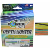 Shimano Power Pro 500 yards Depth Hunter Multi Colour Braid Fishing Line - Choose Lb