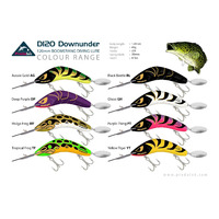 Predatek D120 Downunder Boomerang Clear Bib Fishing Lure - Choose Colour